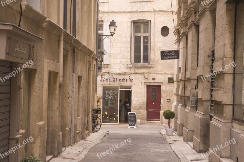 Montpellier France Street Alley Town