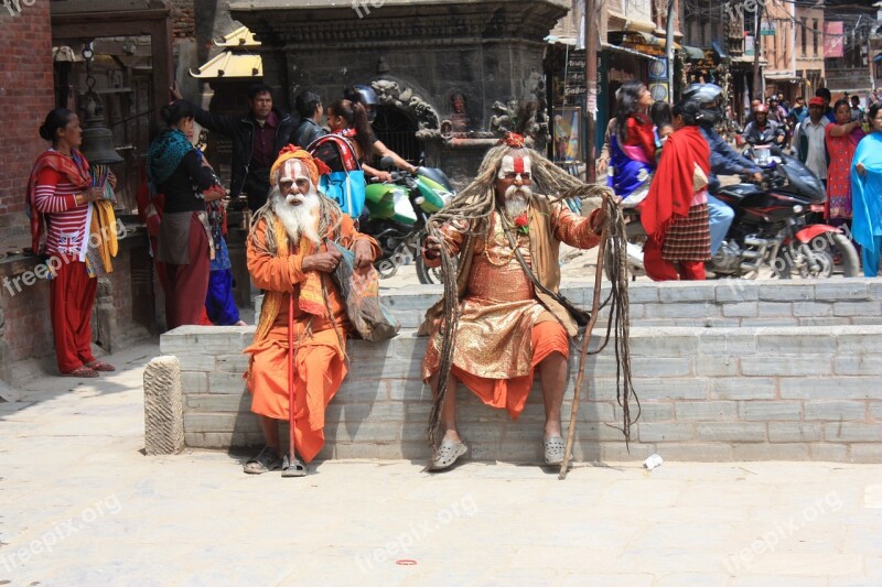 Nepal Bhaktapur Hinduism Tradition Guru