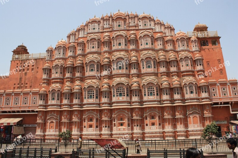 Jaipur India Rajasthan Architecture Palace Of Winds