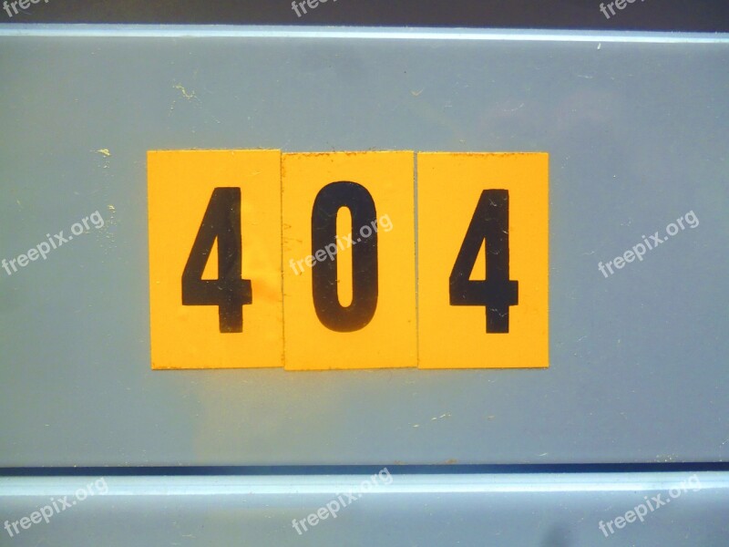 Mailbox 404 Numbers Lettering Free Photos