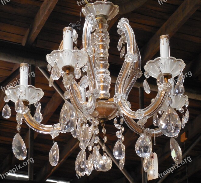 Glass Chandelier Lights Lighting Incandescent