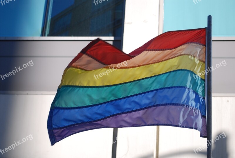 Gay Rainbow Flag Pride Symbol