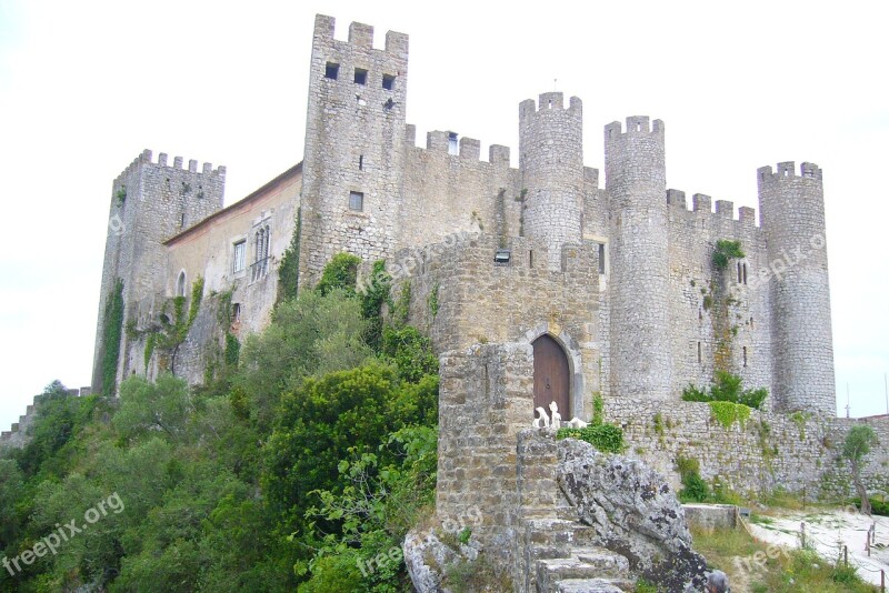 óbidos Castle Portugal Free Photos