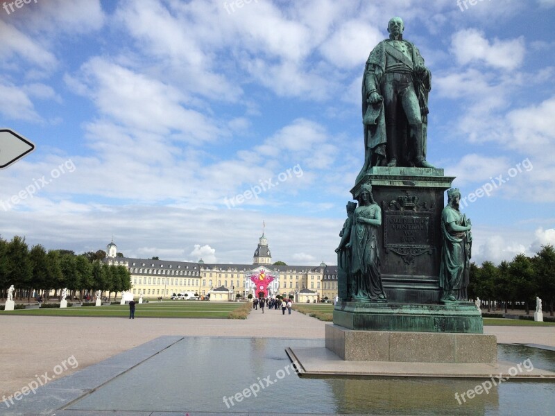 Germany Karlsruhe Statue Free Photos