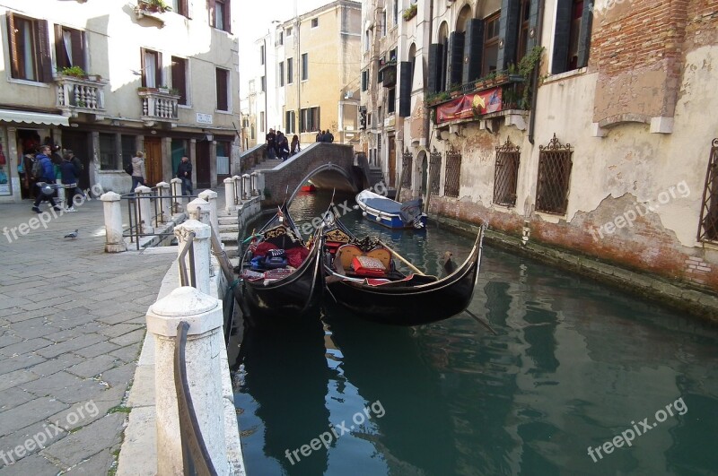 Venice Channel Gondola Free Photos