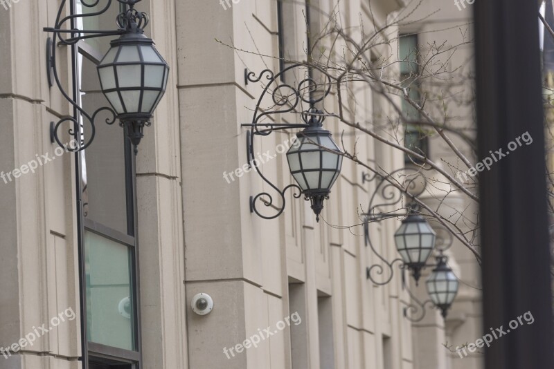 Lamp Exterior Light Ornate Chicago