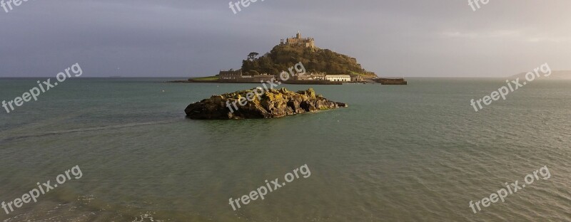 St Michael's Mount England Cornwall United Kingdom Coast