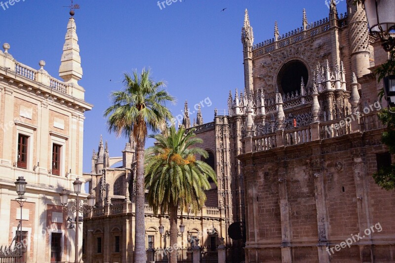 Spain Andalusia Seville Cathedral Gothic