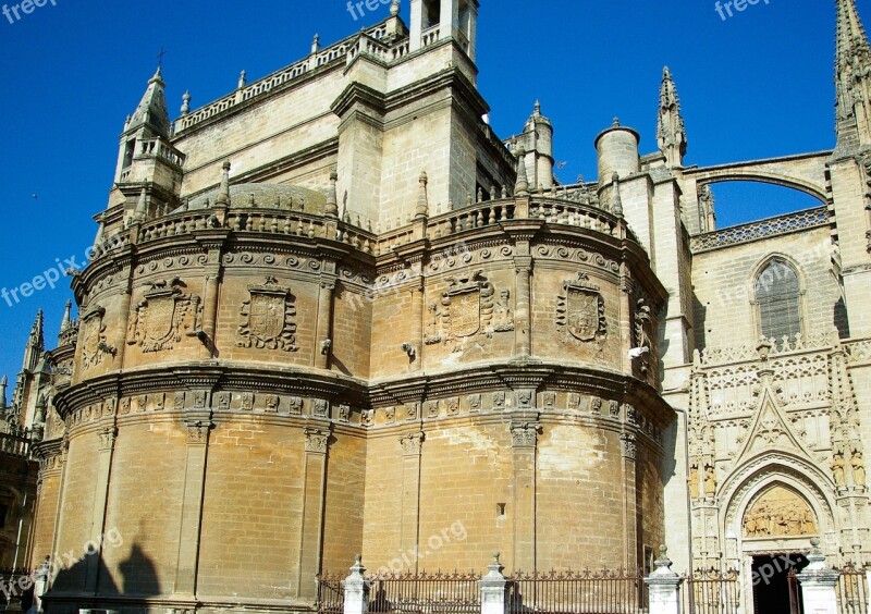 Spain Andalusia Seville Cathedral Gothic