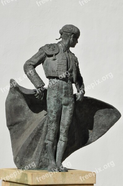 Bullfighter Spaniard The Statue Male Spain