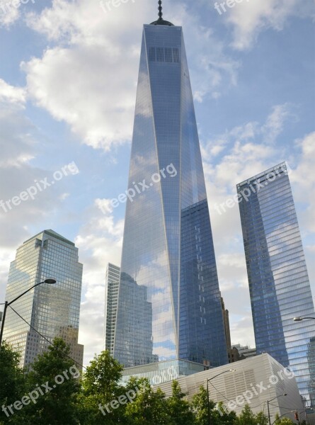 Word Trade Center New York Architecture Manhattan Free Photos