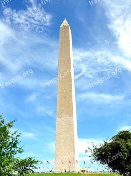 Washington Dc Monument Memorial Free Photos