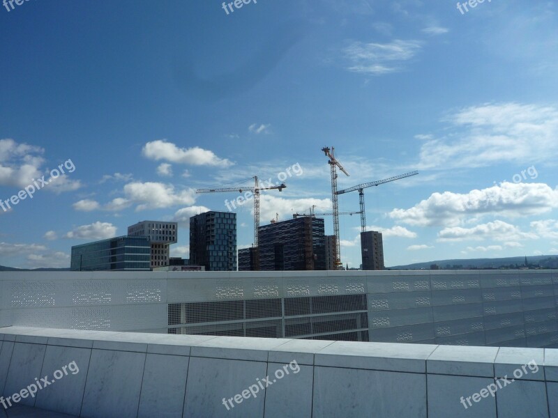 Norway Oslo Opera Skyline Bacode