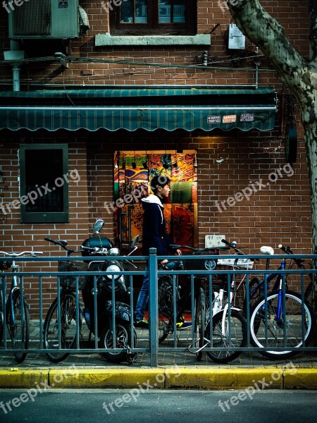 People's Republic Of China Shanghai Alley Landscape Gil