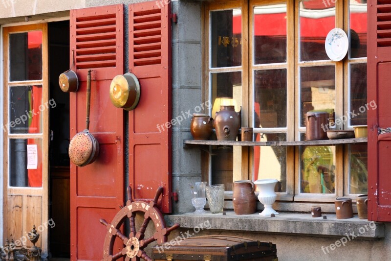 Pots Pans Copper Pans Vintage Pots Antique Shop