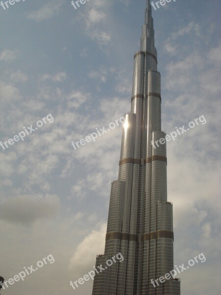 Burj Khalifa Dubai Uae Skyscraper Hotel