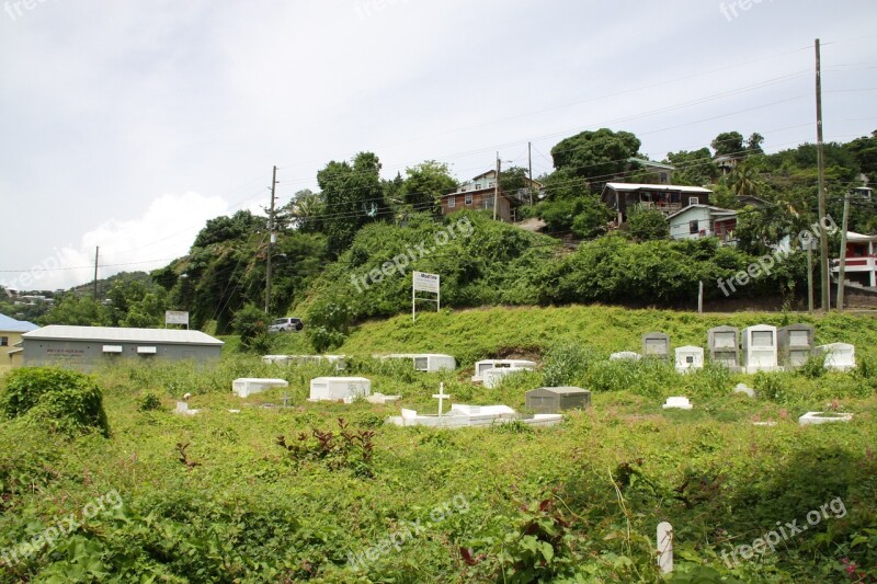 Cemetery Grenada Grand Anse Free Photos