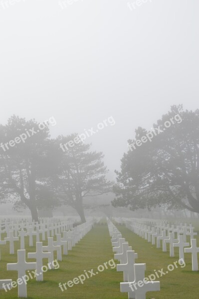 Cemetery American Cemetery Landing Soldier Soldiers