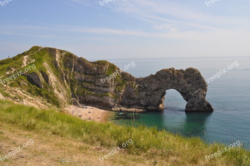 Dorset Sea The Cliffs Free Photos