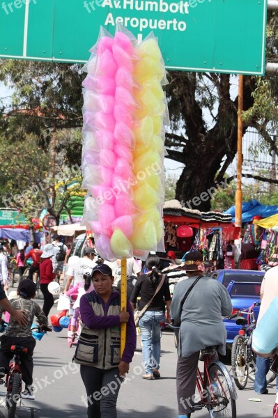 Candyfloss Cochabamba Bolivia Free Photos