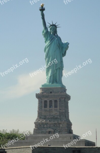 Statue Of Liberty Landmark New York America Monument