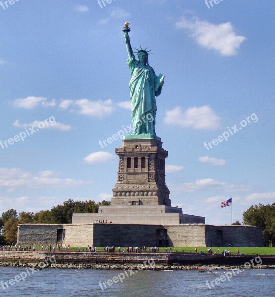 Statue Of Liberty Landmark New York America Monument