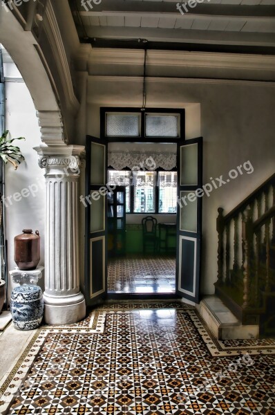 Thailand Phuket Villa Loggia Pillar