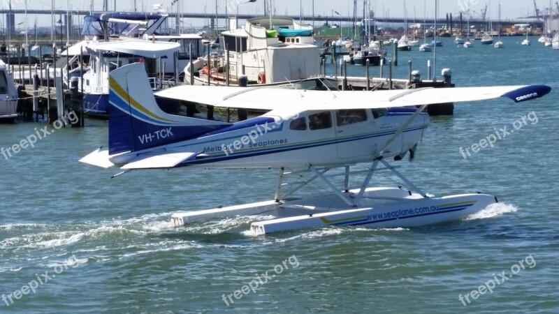 Aeroplane Float Plane Aviation Water