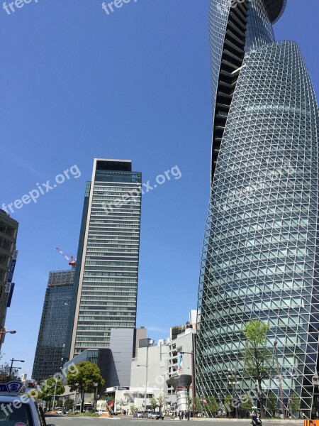 Nagoya Name Station Before High Rise Building Nagoya Station Skyscrapers Free Photos