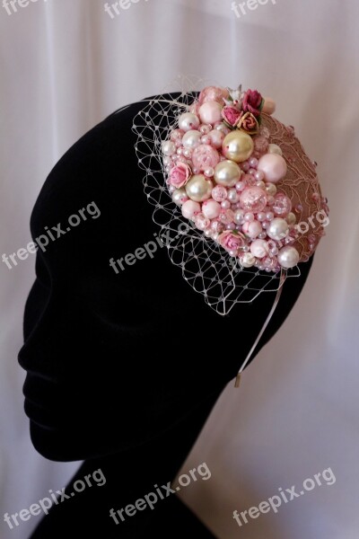 Pearls Wedding Bride Pink Ivory