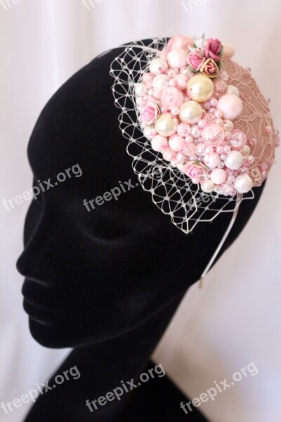 Pearls Wedding Bride Pink Ivory