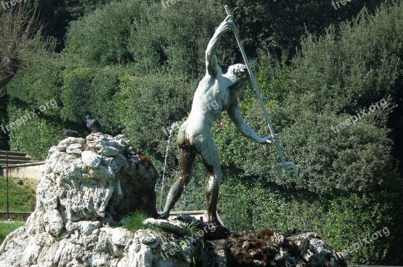 Neptune Ass Wash Boboli Gardens Joke