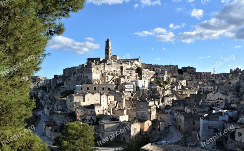 Italy Matera Basilicata Sassi Unesco