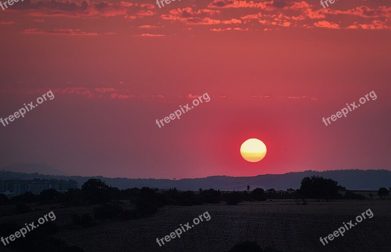 Manzara Doga Sun Güneş Nıght