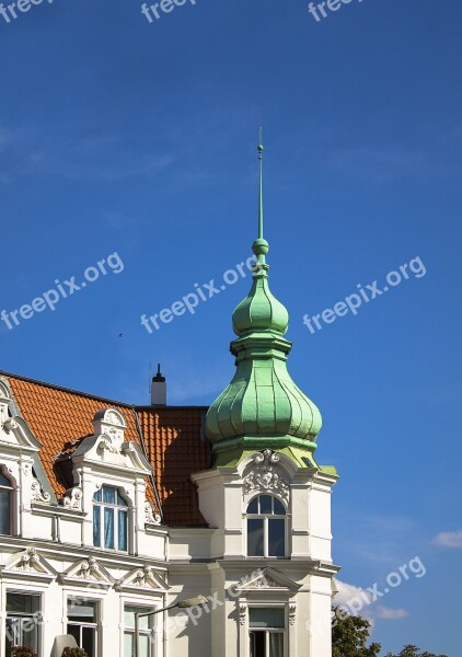 Hanover Old Building Facade Architecture Onion Dome