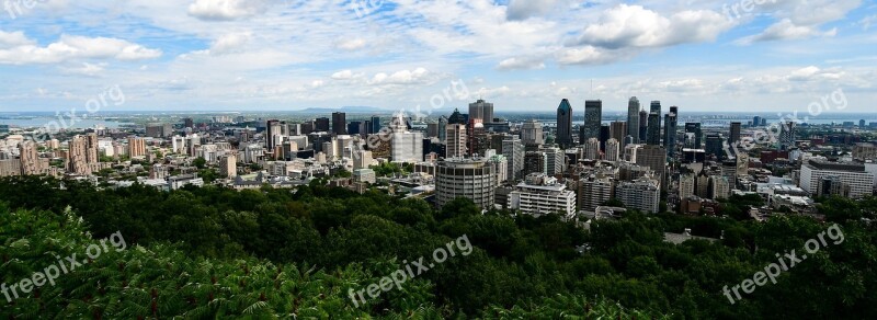 Montreal Québec Canada City Landscape