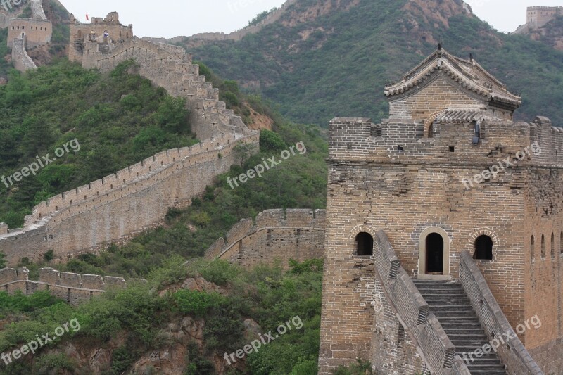 Great Wall Of China China Asia Unesco Building