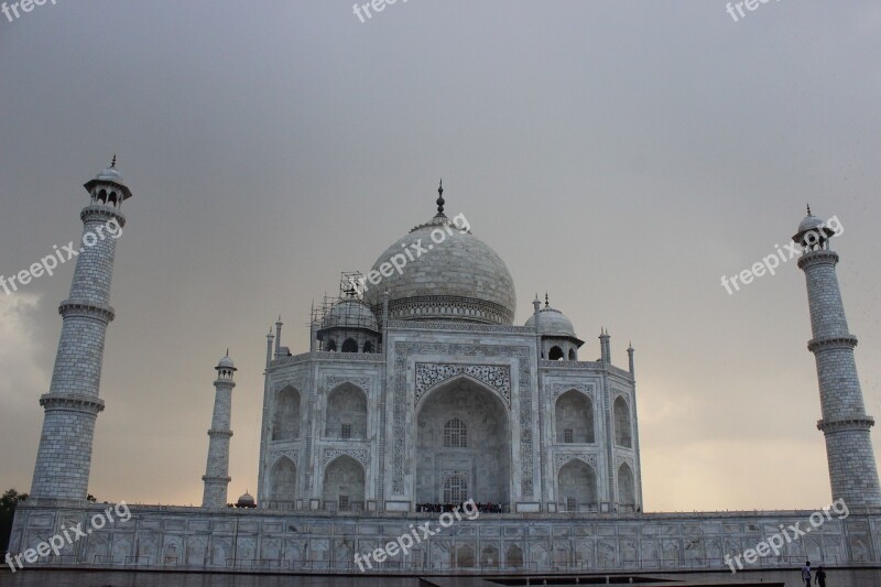 Taj Mahal Fort Agra India Free Photos