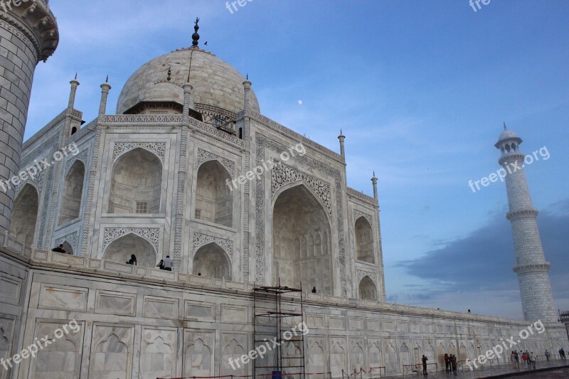 Taj Mahal Fort Agra India Free Photos