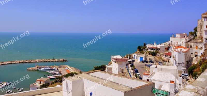 Sea Costa Houses Picturesque Peschici