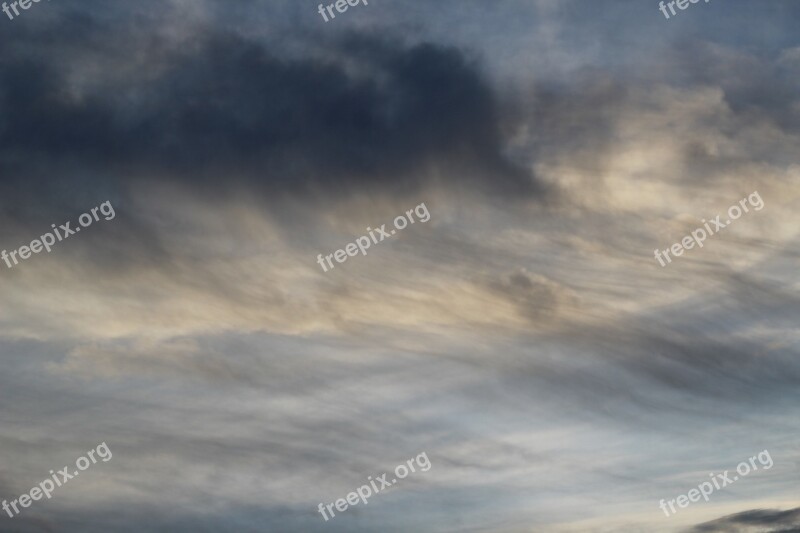 Cloud Thick Atmospheric Cloudscape Landscape