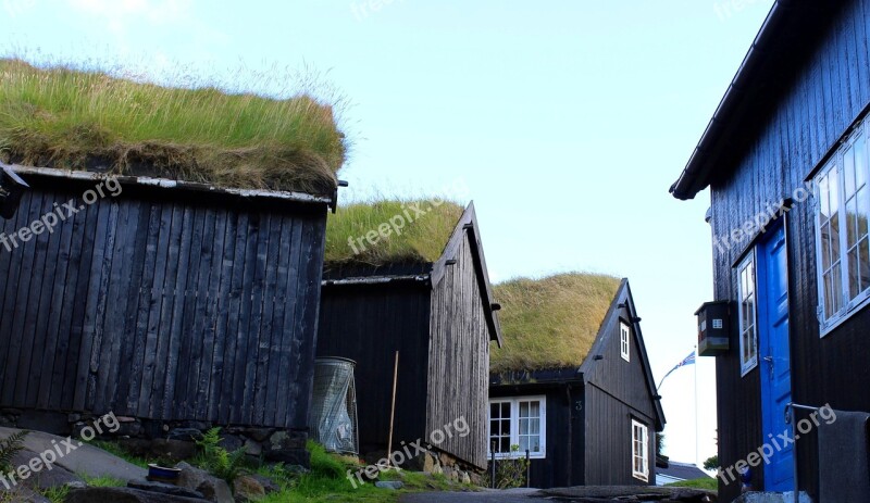 The Promontory Wooden Houses Torshavn Torshavn Faroe Islands