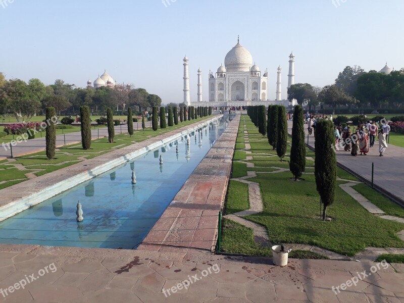 Tajmahal Historical River Taj Wonder