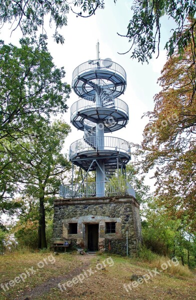 Lookout View Tower Panorama Spiral