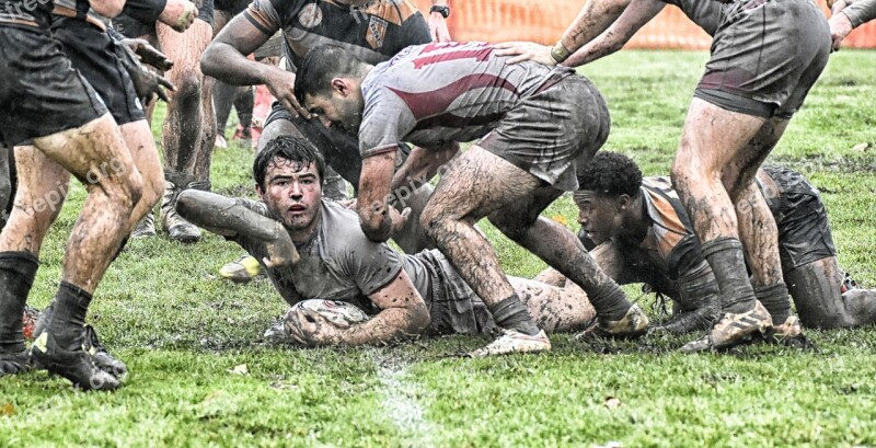 Rugby Mud Try College Free Photos