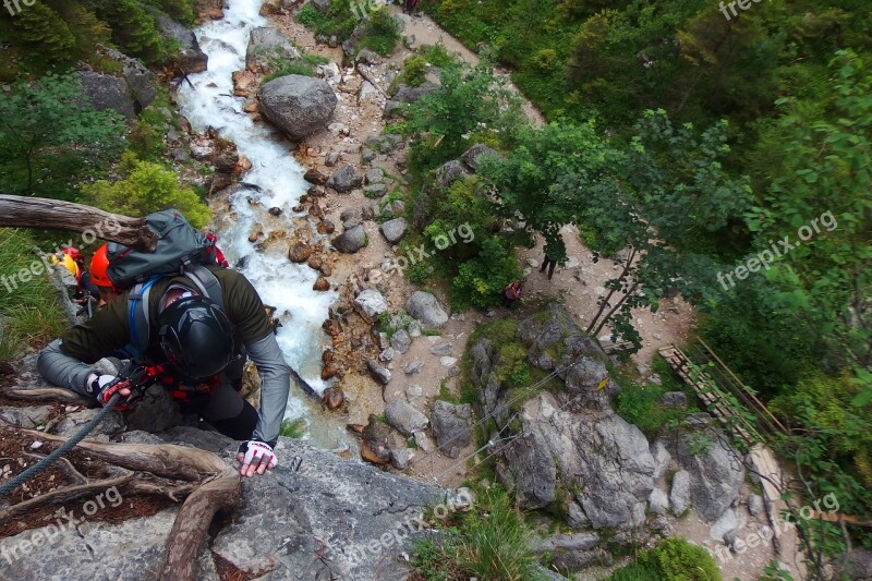 Via Iron Port Mountains Climbing Austria Mountain