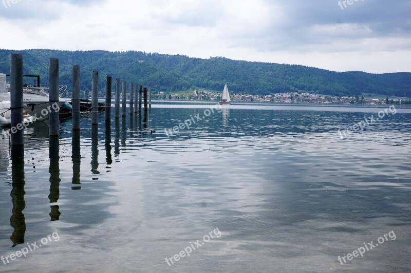 Ludwigshafen Bodman Lake Constance Water Nature