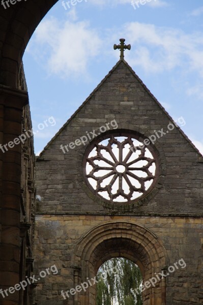 Jedburgh Scotland Abbey Old Historically