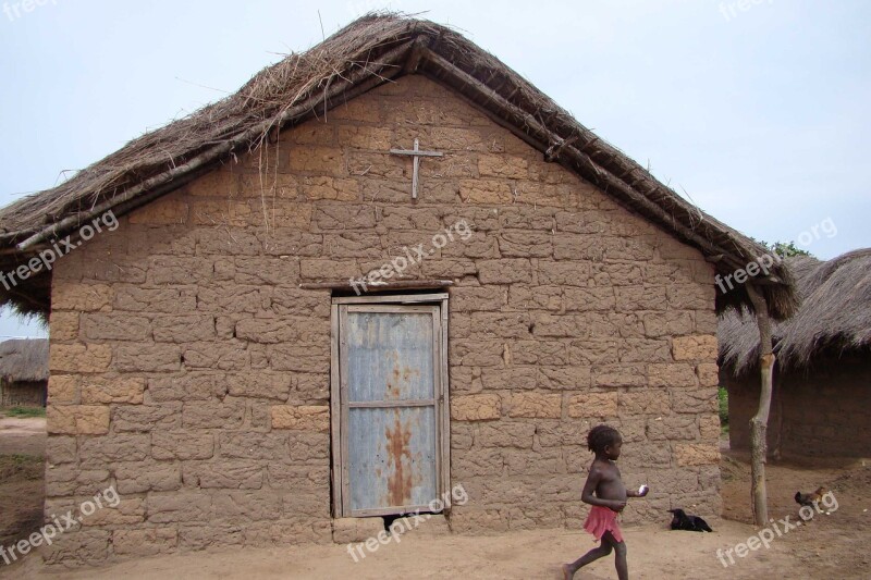 Church Africa Child Black Poverty