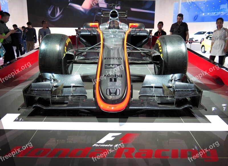 Honda Formula 1 Racing Car Car Show Shanghai 2015